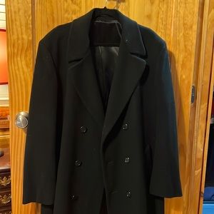 Mens Vintage London Fog Wool Trench Coat